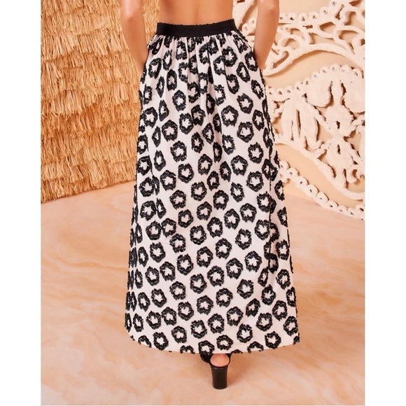 Ulla Johnson Maxi Floral Embroidered Auryn Skirt - Picture 5 of 6